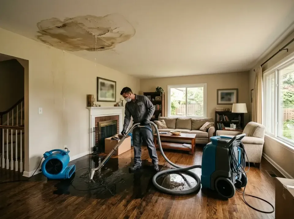 attic-pipe-burst-ceiling-drip-008 — frequently asked questions, Water Damage Restoration & Carpet Care in McKenzie, TN